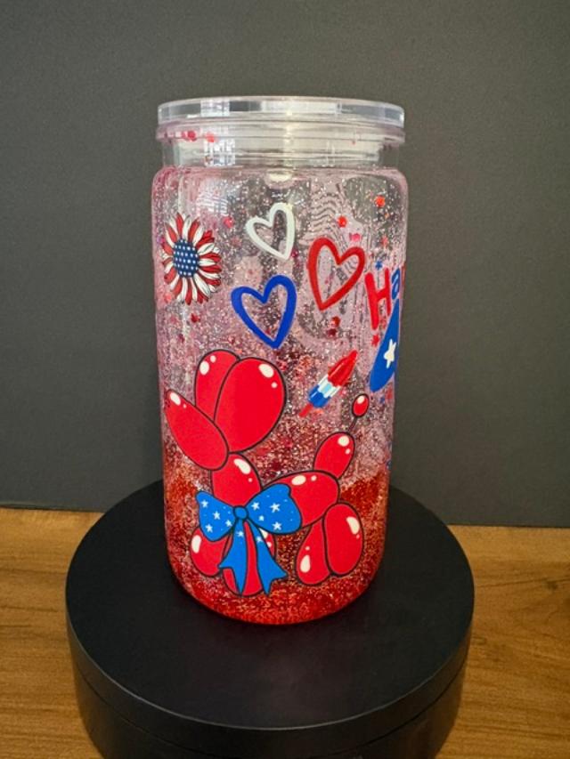4th of July - 16 oz Lava Cup