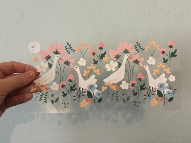 Goose and Flowers #34
