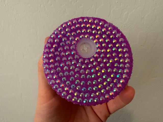 16 oz Purple Bling Lid