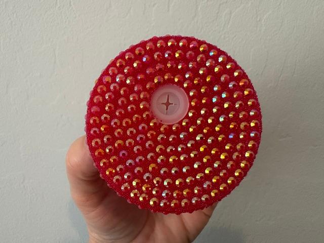 16 oz Red Bling Lid