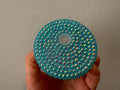 16 oz Teal Bling Lid