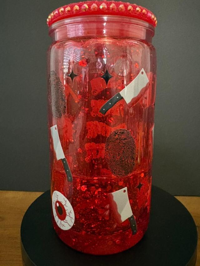 🔪 True Crime Junkie – 16 oz Blood Drip Cup