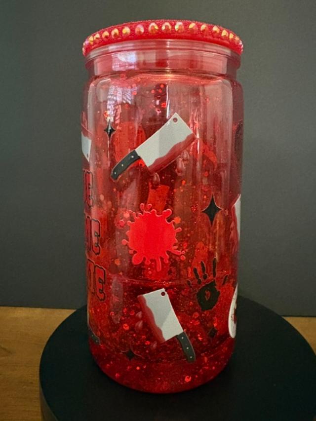 🔪 True Crime Junkie – 16 oz Blood Drip Cup